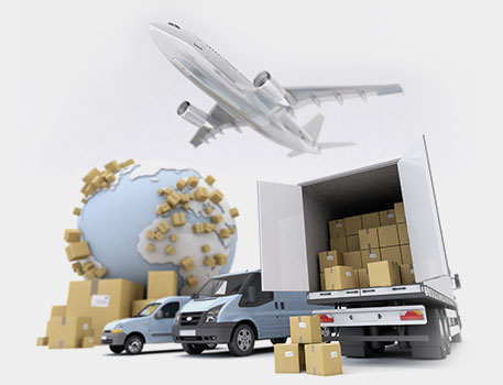 Export Verpackungen Flugzeug Schiff Container